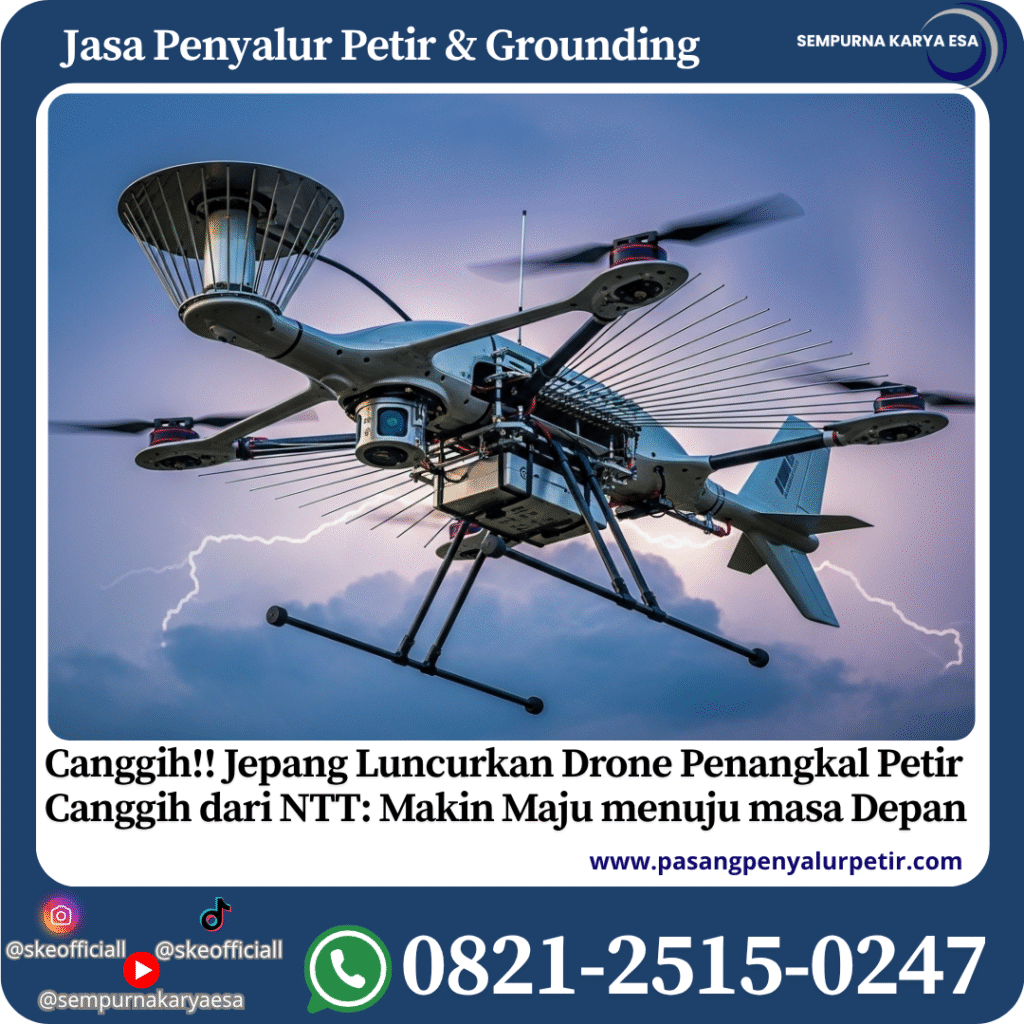 drone penangkal petir