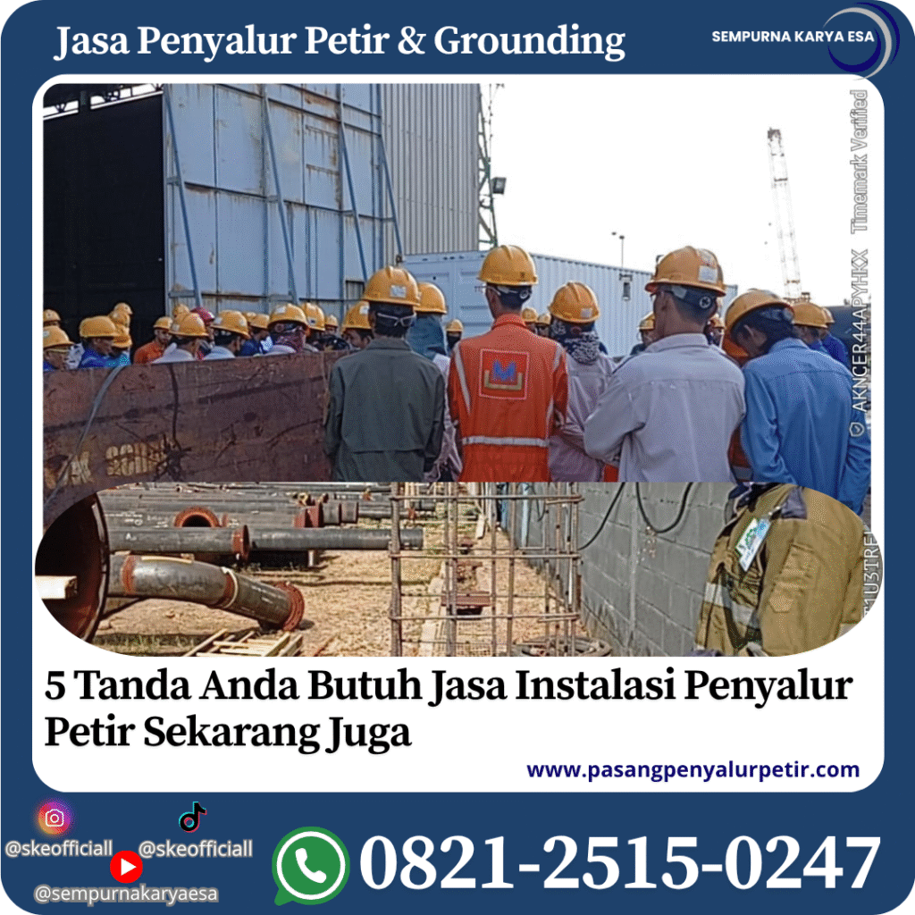 jasa instalasi penyalur petir