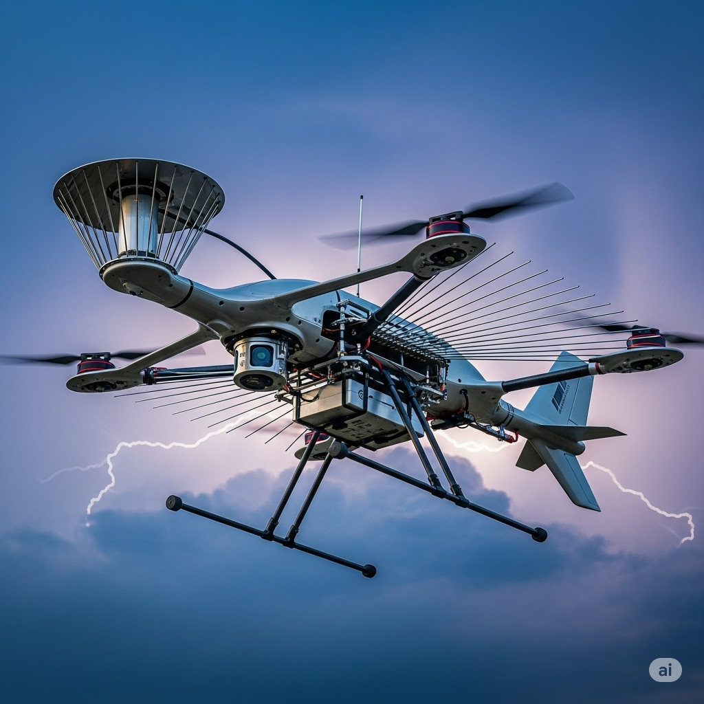 drone penangkal petir